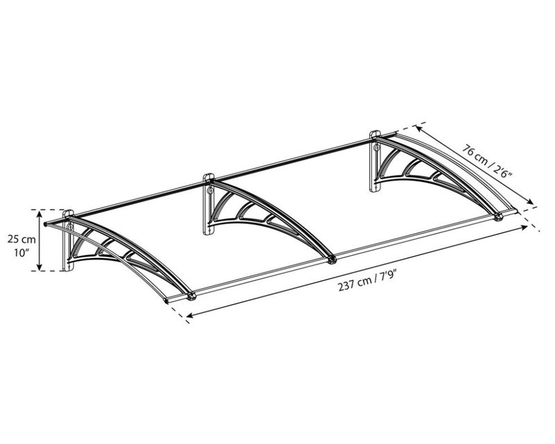 Palram - Canopia NEO 2360 ovikatos