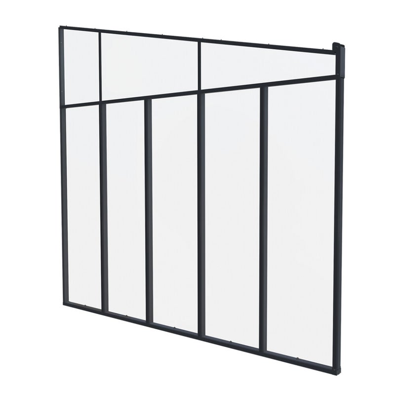 Palram - Canopia Feria Sivusein&auml; 4m antrasitti