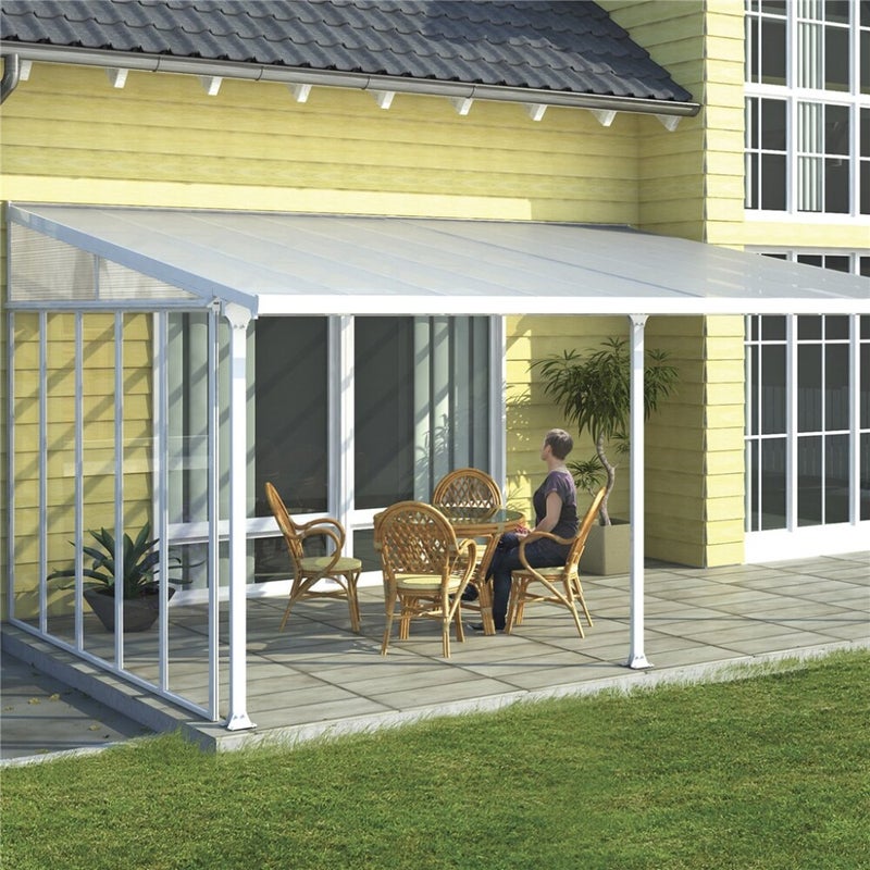 Palram - Canopia Feria terassikatos 4x6,06 m, valkoinen