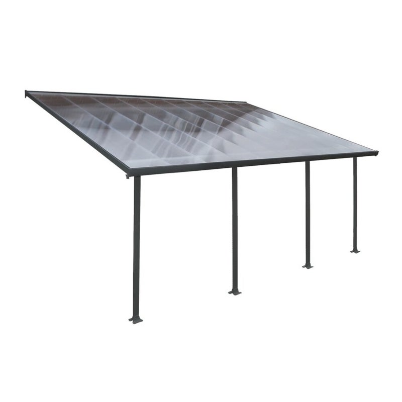Palram - Canopia Feria terassikatos 4x6,06 m, antrasitti