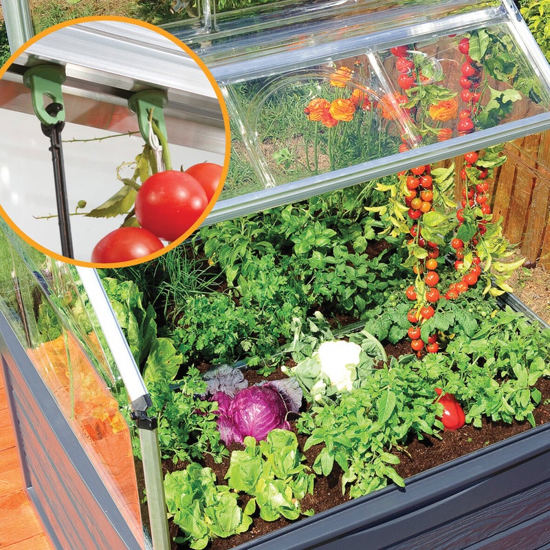 Pieni kasvihuone s&auml;ilytystilalla Palram - Canopia