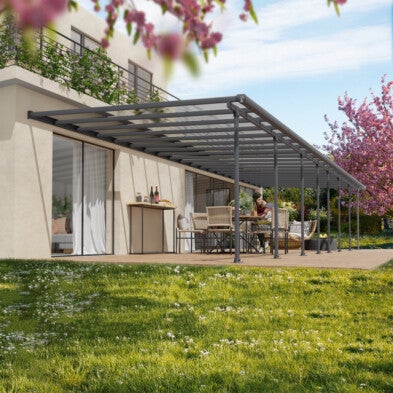 Terassikatos Feria 4 x 12,12 m, antrasiitti Palram - Canopia