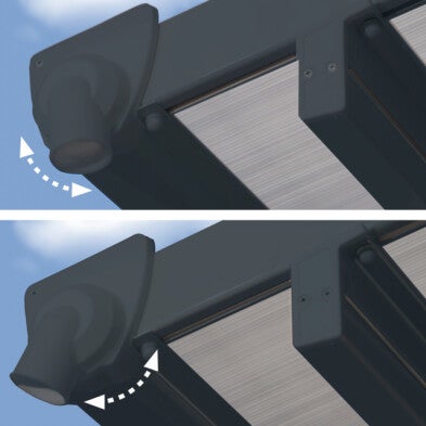 Terassikatos Feria 4 x 12,12 m, antrasiitti Palram - Canopia