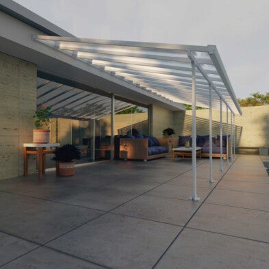 Terassikatos Feria 4 x 10,31 m, valkoinen Palram - Canopia