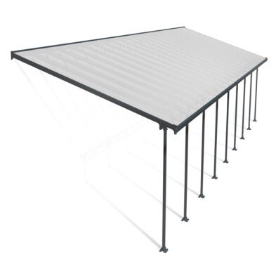 Terassikatos Feria 4 x 12,76 m, antrasiitti Palram - Canopia