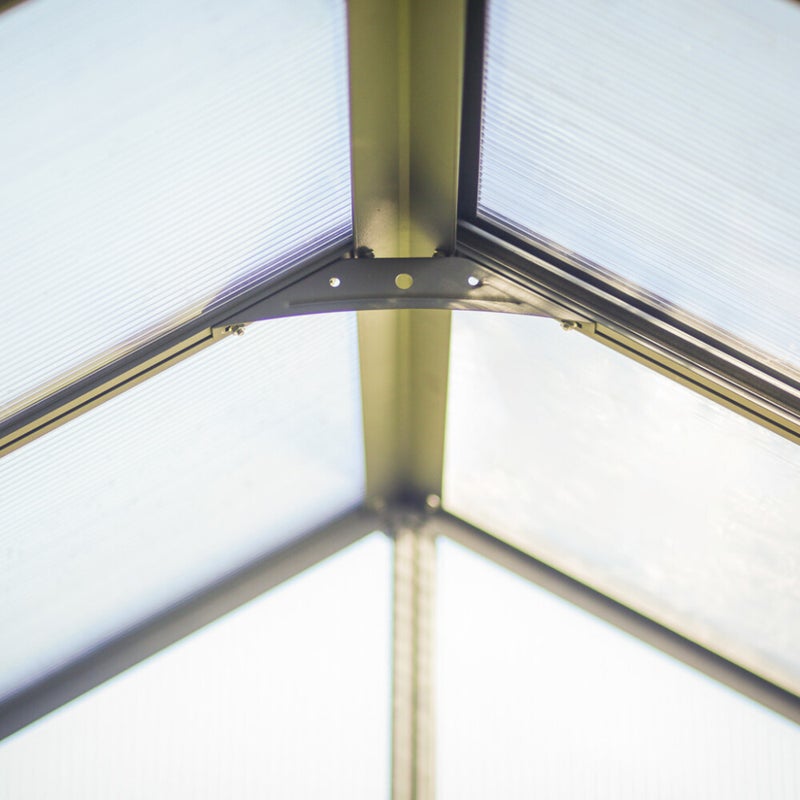 Kasvihuone Glory 12,2 m2, harmaa runko, Palram - Canopia