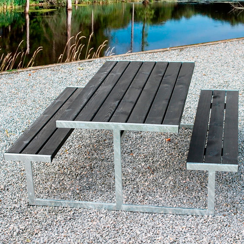 HORTUS P&ouml;yt&auml;/penkki -setti, "ODIN" painekyll. galvanoitu runko