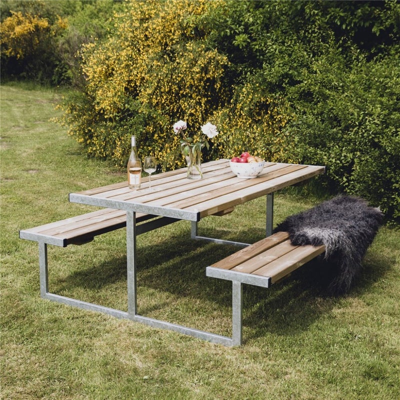 HORTUS P&ouml;yt&auml;/penkki -setti, "ODIN" painekyll. galvanoitu runko