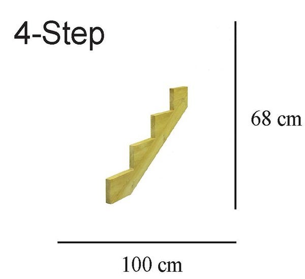 Porrasrunko, nelj&auml; porrasta, painekyll&auml;stetty HORTUS
