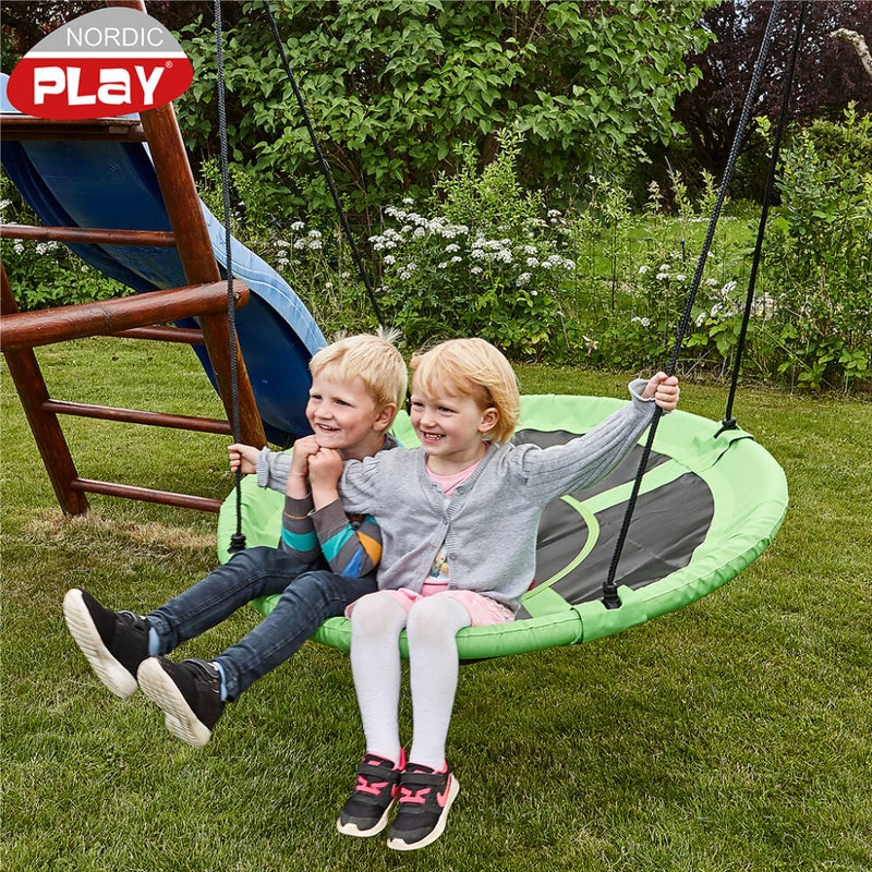 NORDIC PLAY Py&ouml;re&auml; keinu, vihre&auml;/musta, 100 cm