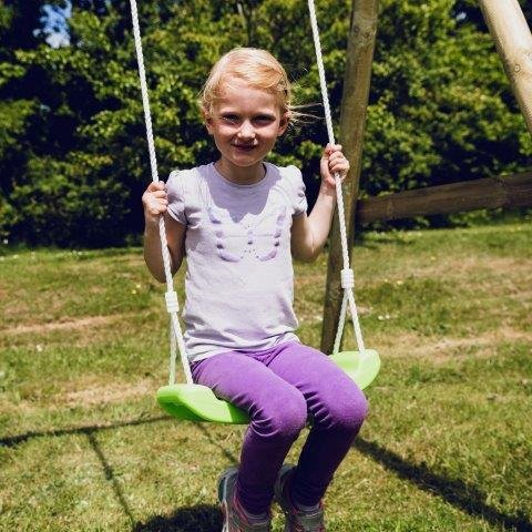 NORDIC PLAY Keinuistuin, limenvihre&auml;, sis. k&ouml;yden