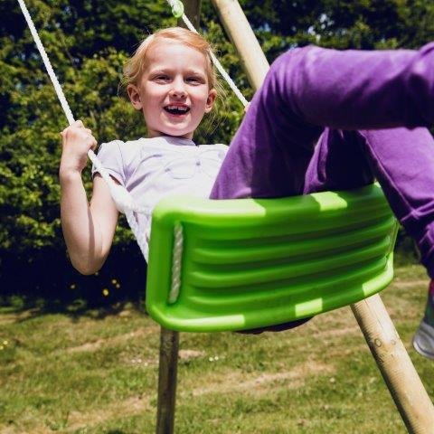 NORDIC PLAY Keinuistuin, limenvihre&auml;, sis. k&ouml;yden