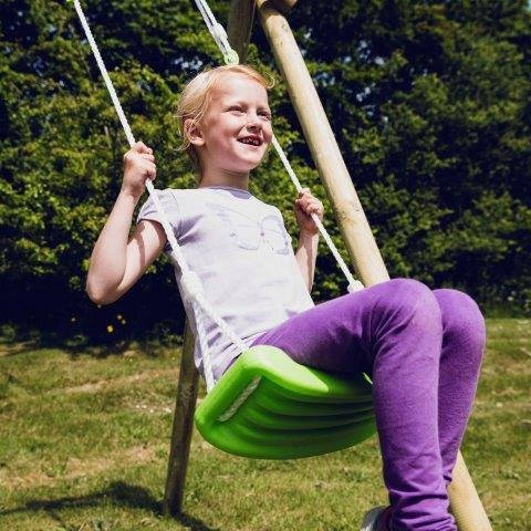 NORDIC PLAY Keinuistuin, limenvihre&auml;, sis. k&ouml;yden