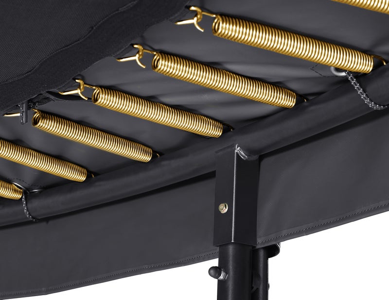 Salta Trampoliini First Class &Oslash;427 cm, musta sis. turvaverkon portaat