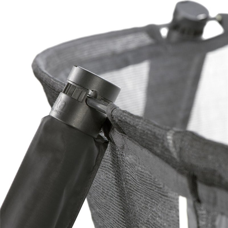 Salta Trampoliini First Class &Oslash;427 cm, musta sis. turvaverkon portaat