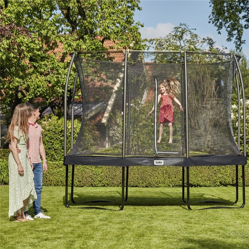 Salta Trampoliini Comfort, kulmikas 305x214 cm, musta