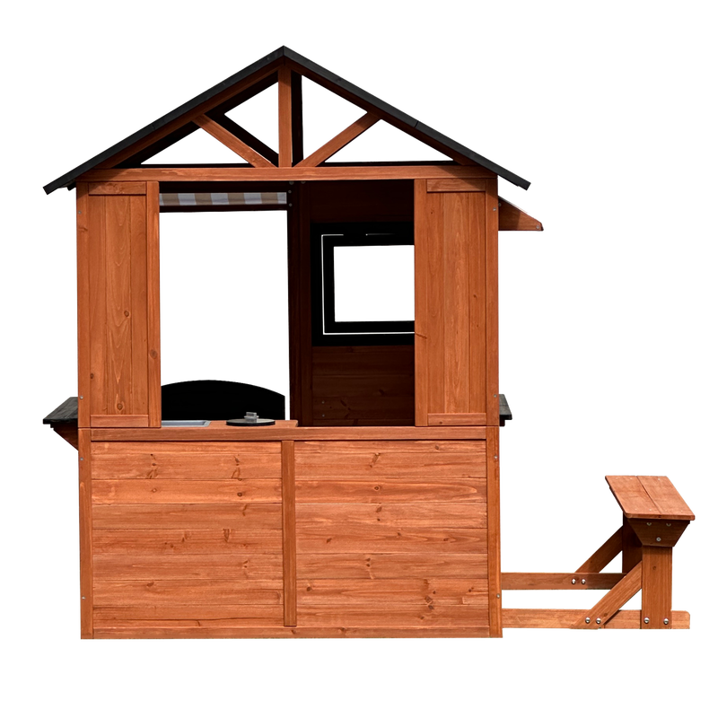 Leikkim&ouml;kki ruskeaksi petsattu NORDIC PLAY