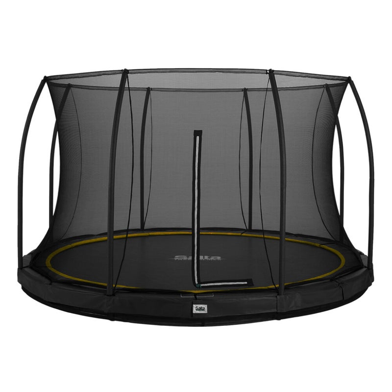 Salta Trampoliini Comfort Edition Inground &Oslash;396 cm, musta, sis. turvaverkon
