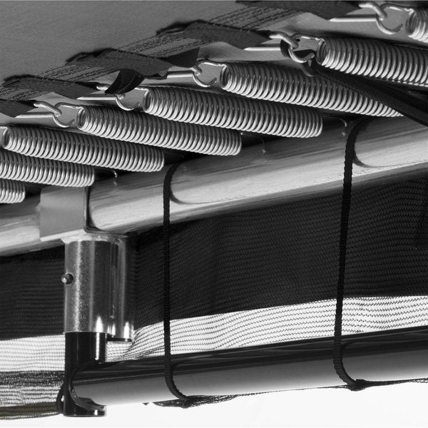 Salta Trampoliini Comfort Edition Inground 305x214 cm, musta, sis. turvaverkon