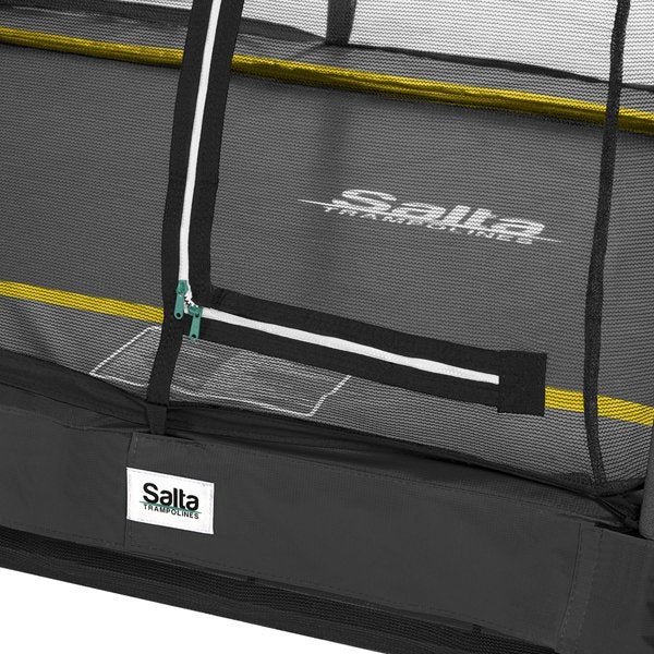 Salta Trampoliini Comfort Edition Inground 366x244 cm, musta, sis. turvaverkon