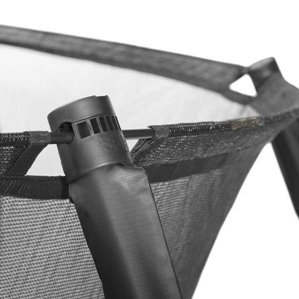 Salta Trampoliini Premium Ground 305x214 cm, musta, sis. turvaverkon