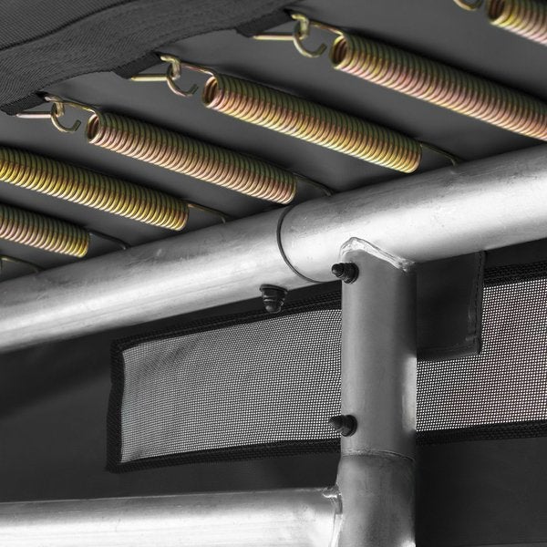 Salta Trampoliini Premium Ground 305x214 cm, musta, sis. turvaverkon