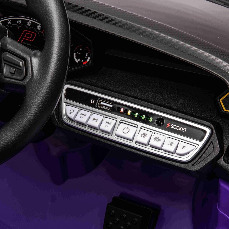 S&auml;hk&ouml;auto Lamborghini Authentica 4 x 10,8V moottori, EVA-renkaat, NORDIC PLAY