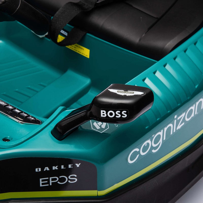 S&auml;hk&ouml;auto Formula 1 Aston Martin 4 x 12 moottori, EVA-renkaat, NORDIC PLAY