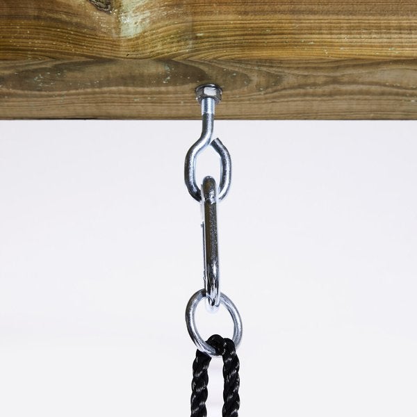 Keinuteline kiipeilymoduulilla, vihre&auml; liukum&auml;ki, keinuistun ja trapetsikeinu NORDIC PLAY Active