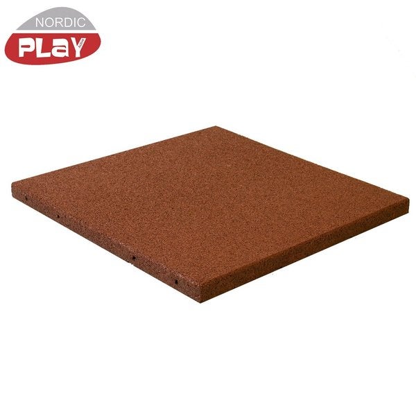 Kumilaatta 500 x 500 x 30 mm punainen NORDIC PLAY Active