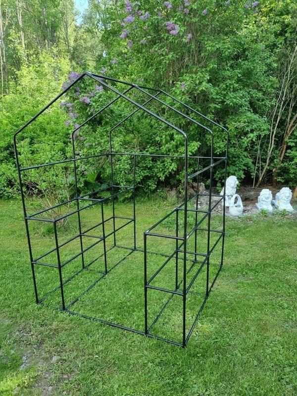 Kasvihuone XL, muovia, mitat 143 x 143 x 195 cm