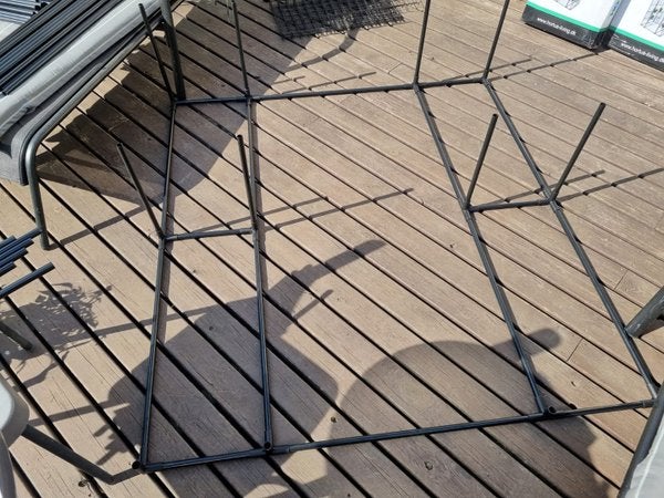 Kasvihuone XL, muovia, mitat 143 x 143 x 195 cm