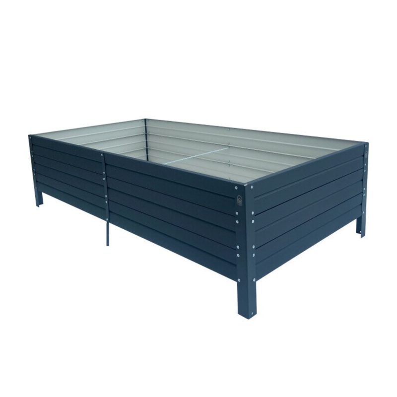 Korkea istutuslaatikko Klasika Garden 1500x750x300 mm, yhdelt&auml; puolelta maalattu