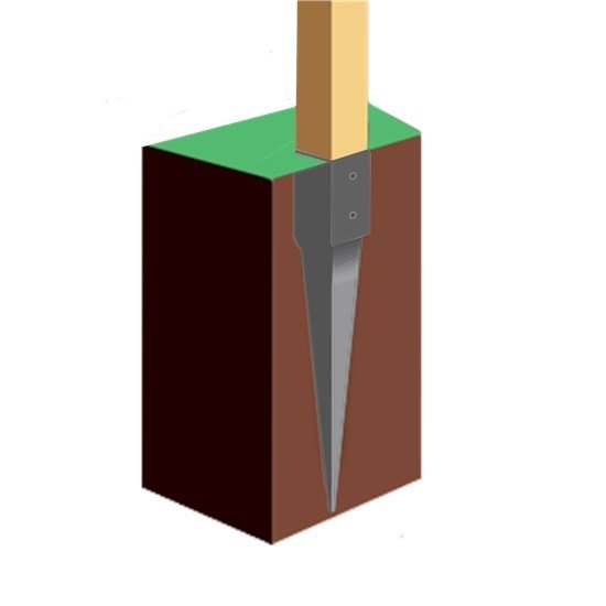 HORTUS ECO Tolpan maakiila 51 x 51 x 550 mm