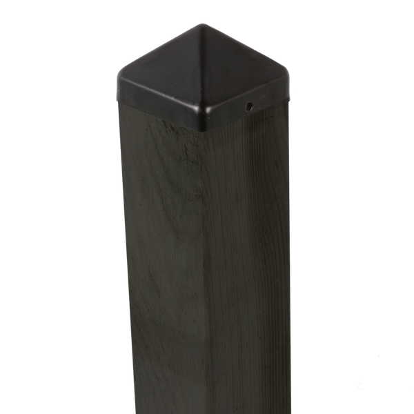 5 kpl pakkaus. Tolpanhattu, musta, 71 x 71 mm