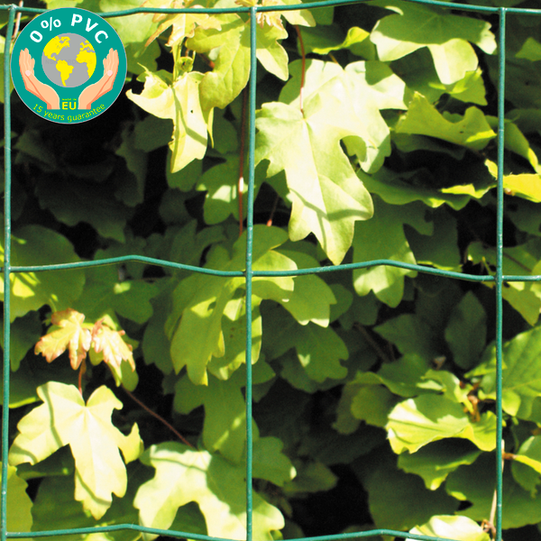 Puutarha-aita, 0% PVC, vihre&auml;, 10 x 10 cm, 90 cm x 25 m